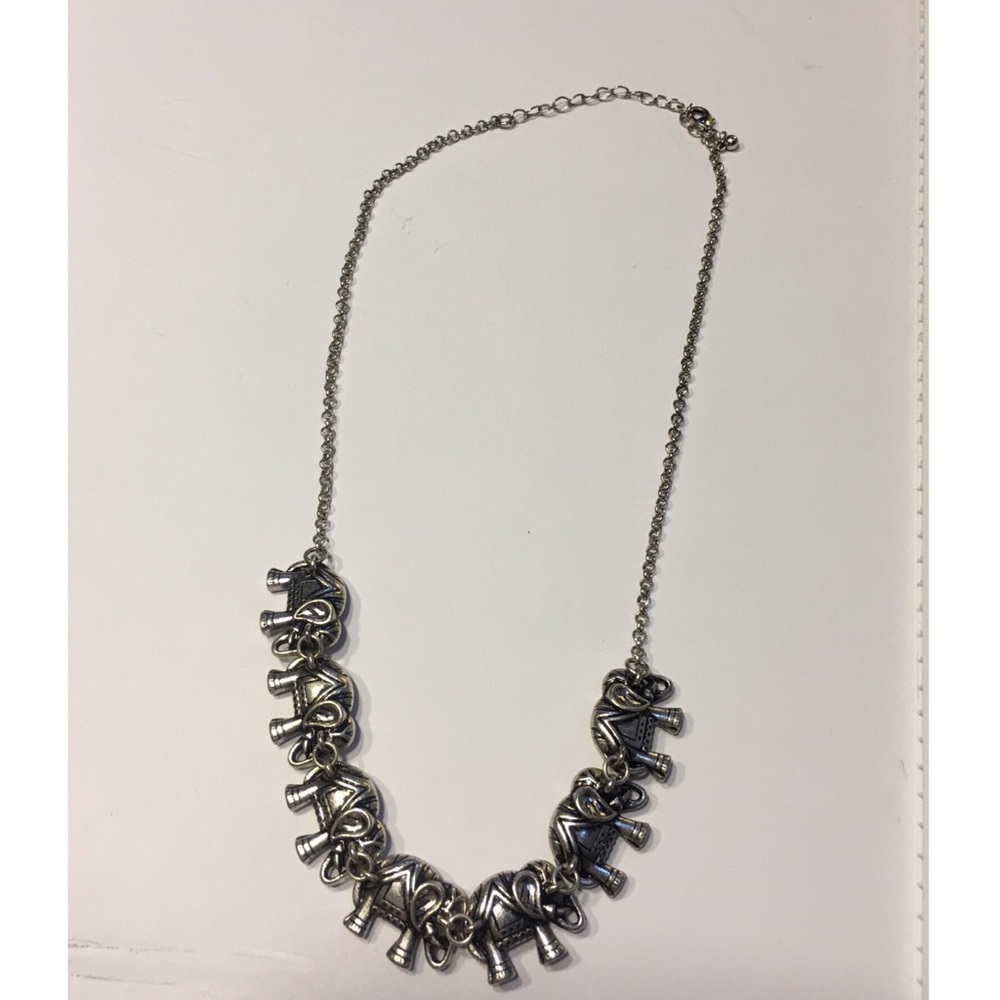Lucky brand elephant statement necklace